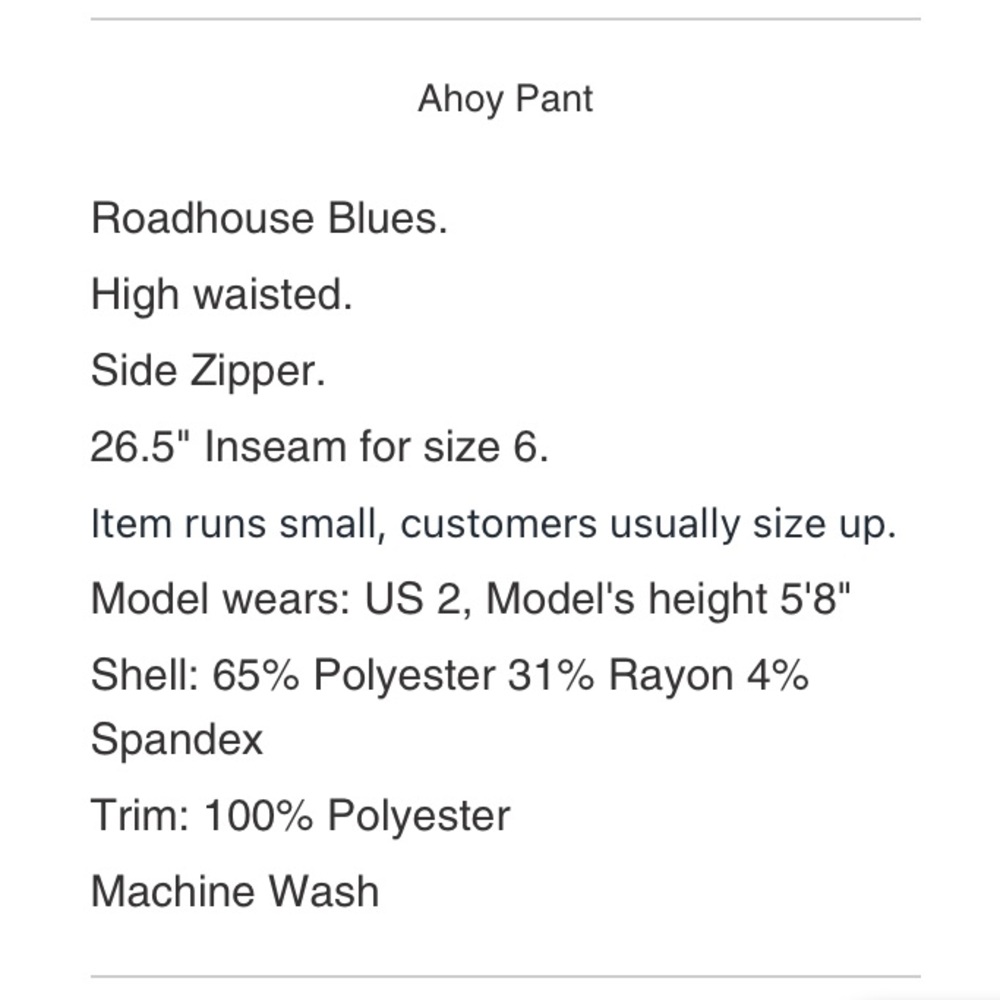 JB by Julie Brown Silk Ahoy black tuxedo satin waist cropped pants size 10 NWT - Picture 13 of 14